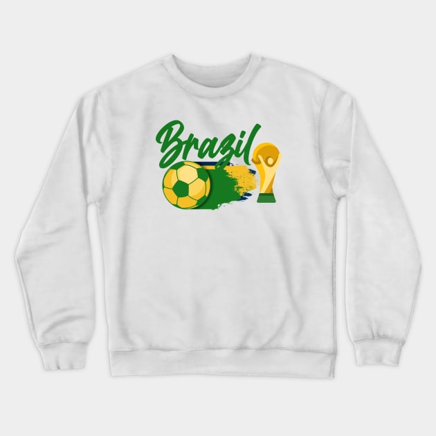 Brazil Crewneck Sweatshirt by C_ceconello